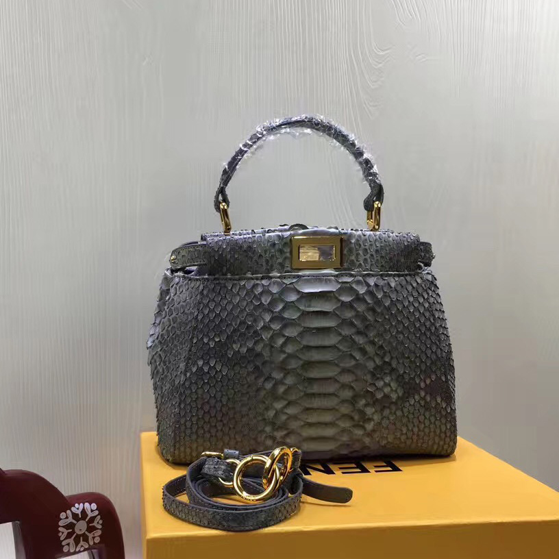 FENDI 펜디 피카부 아이코닉백 악어