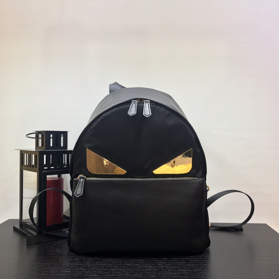 펜디 몬스터 패브릭 백팩