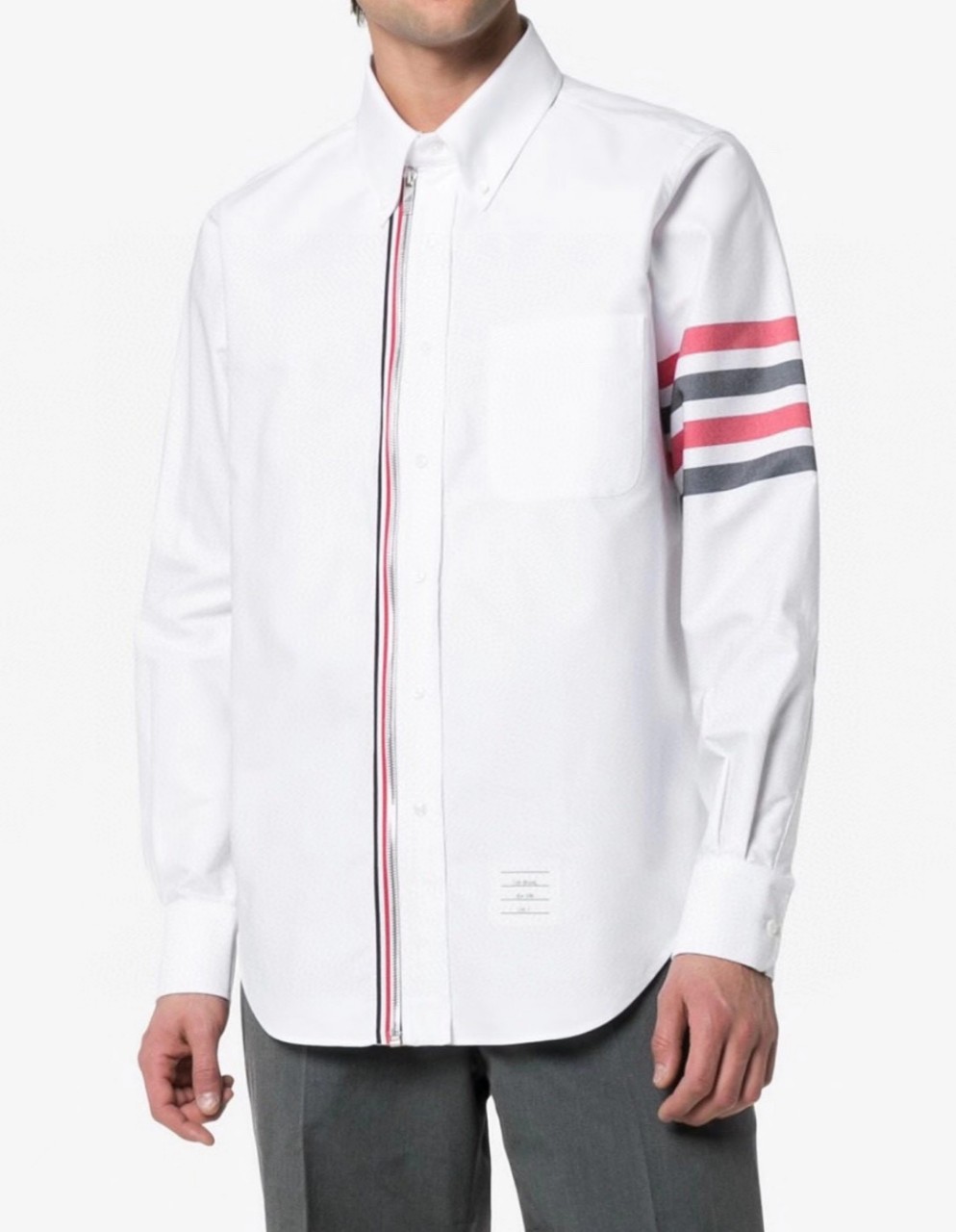 톰브라운 19ss 완장 지퍼셔츠 1202