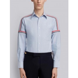 톰브라운 옥스포드 셔츠 스트라이프 라이트 클래식 블루 Light Blue Oxford