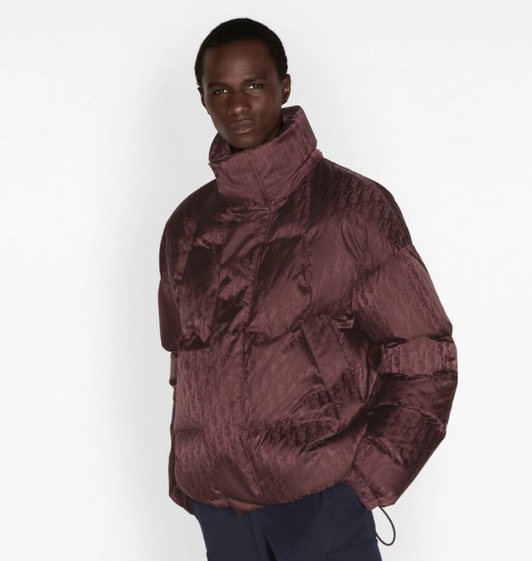 세일~ 21FW 디올 오블리크 프린팅 로고 다운패딩 1230