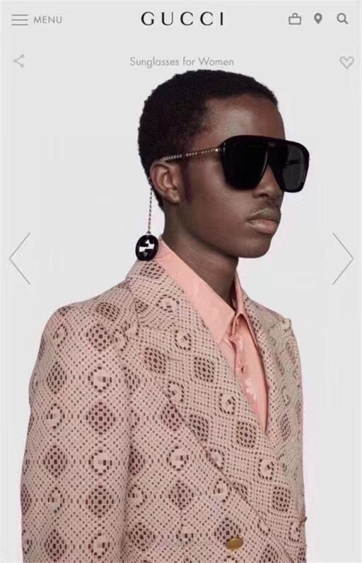 2022ss 구찌 GG0723S 팬체인 컬렉션 빅로고 펜던트 듀얼 선글라스 4종