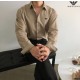 알마니 화이트버튼 텐셀 셔츠