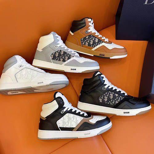 디올 B27 CD Icon 오블리크 로고 하이탑 스니커즈 모음전