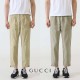 구찌 GG메탈 테이퍼드 난스판 밴딩팬츠