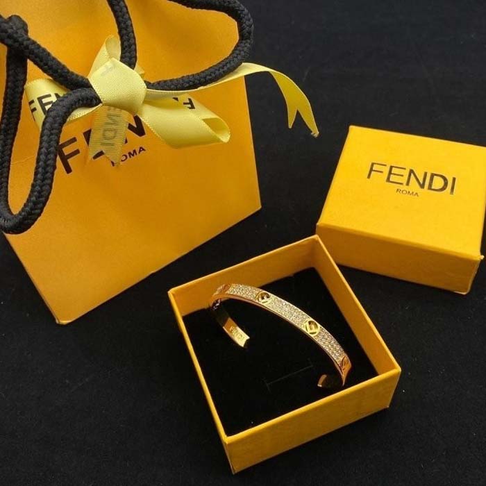 펜디 F F 비쥬 원형 팔찌