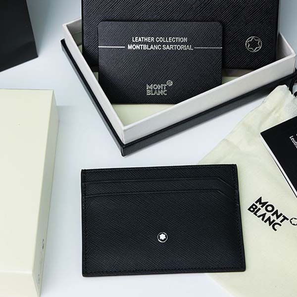 몽블랑 사토리얼 5cc 포켓 카드홀더 블랙