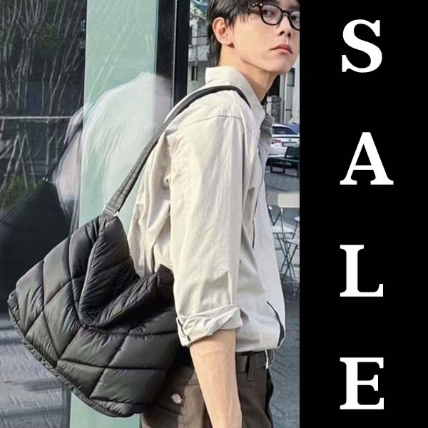 생로랑 YSL 로고 푸퍼 나일론 가방