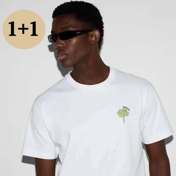 25ss 구찌 자수로고 반팔티셔츠 2종 0324