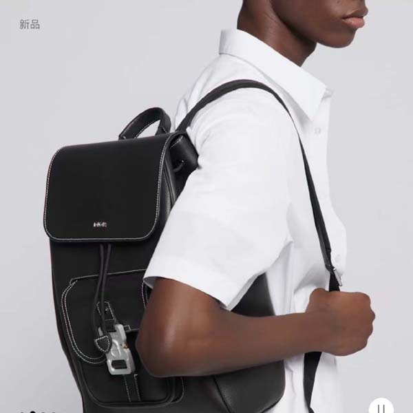 24FW 디올 1ADBA200YKK H00N 플랩 레더 백팩 0424