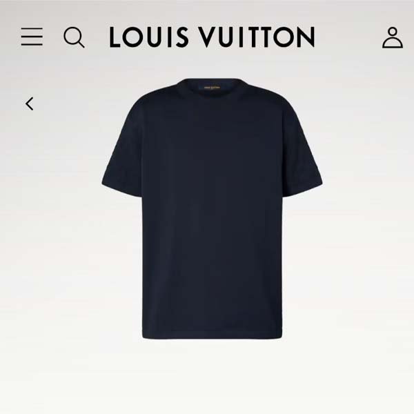 25년 루이비통 숏트 슬리브 면 Crewneck 2종 0429