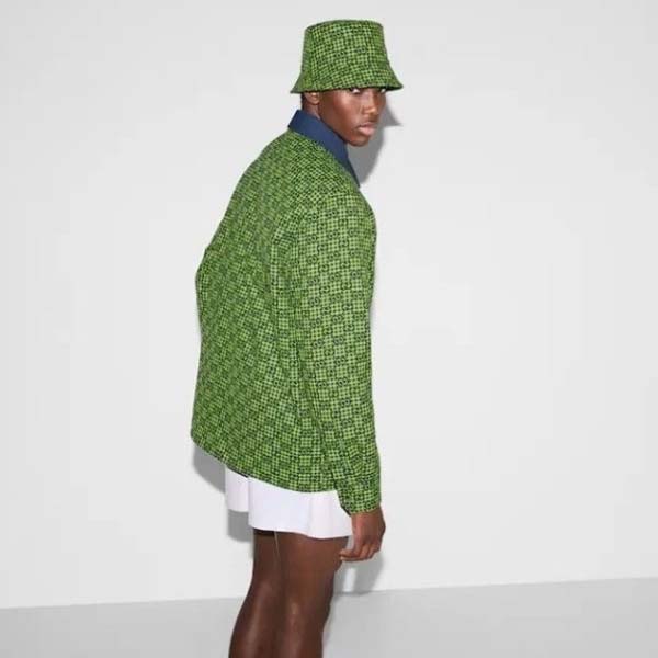 25년 구찌 GC로고 코튼/울 셔츠 자켓