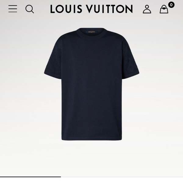 25년 루이비통 모노그램 쇼트 슬리브드 코튼 크루넥 니트 웨어 2종