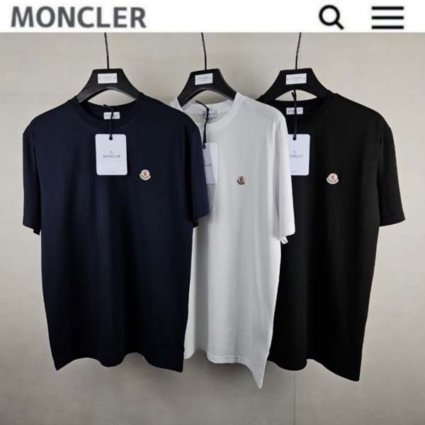 몽클레어 로고 라운드 반팔티셔츠 2종