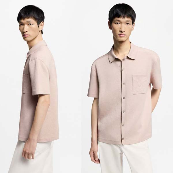 25년 루이비통 모노그램 Embossed Short 슬리브 반팔 가디건 2종 0515