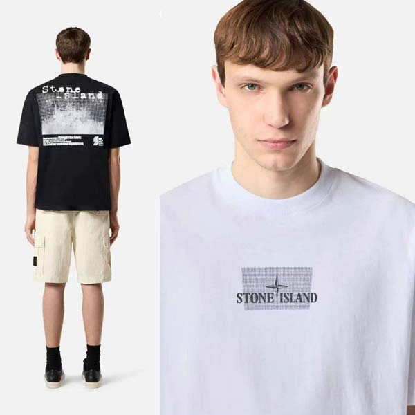 25년 스톤아일랜드 백로고 라운드 반팔티셔츠 3종 0522