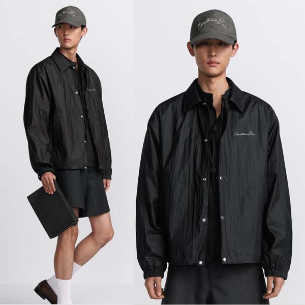 디올 (매장판) 바람막이 블루종 자켓