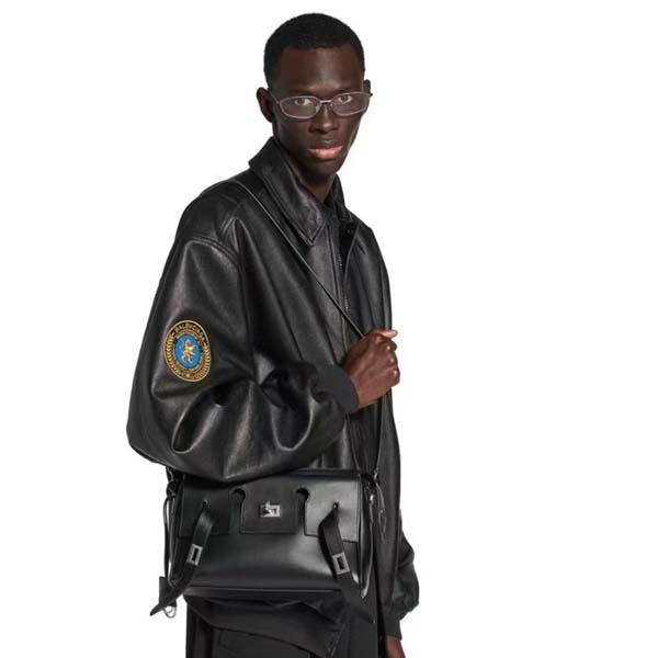 25년 발렌시아가 로고 레더 Bel Air 커플 크로스백 0618