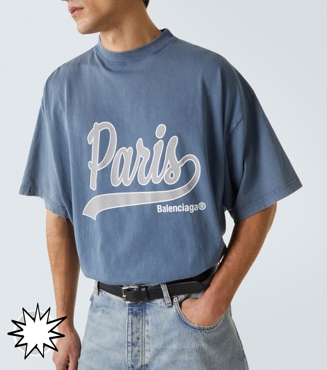 25년 발렌시아가 파리스 로고 반팔티셔츠 0710