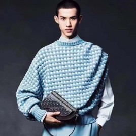 25년 디올 Plaid Knit 스웨터 ZP 0730