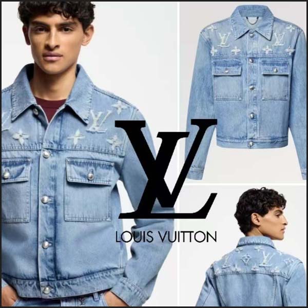 25년 루이비통 데님 Trucker 재킷 0802