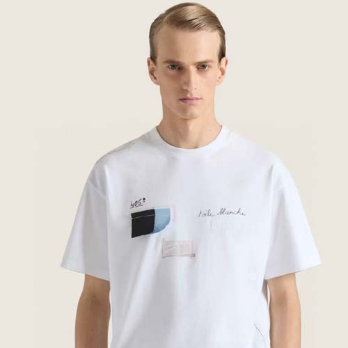 25년 지방시 로고 406 라운드 반팔티셔츠 0810