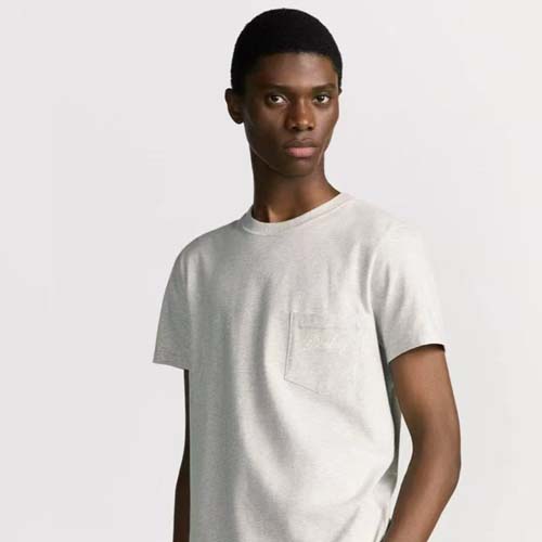 25년 디올 자수로고 주머니 반팔티셔츠 2종 0810