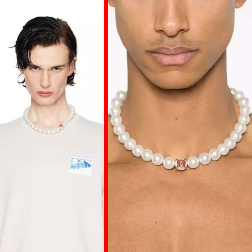 25년 카사블랑카 커플 진주 목걸이 0818