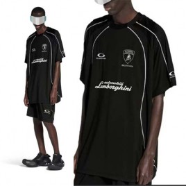 25년 발렌시아가 x 람보르기니 오토모빌리 사커 티셔츠 2종 0819