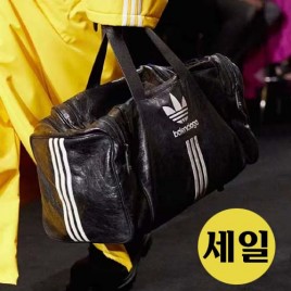 23FW 발렌시아가 x 아디다스 로고 협업 레더 짐백(여행가방)