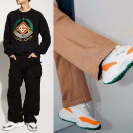 25년 카사블랑카 로고 Atlantis 레더 스니커즈 7종