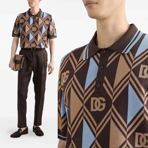 25년 돌체앤가바나 로고 폴로 반팔티셔츠 0829