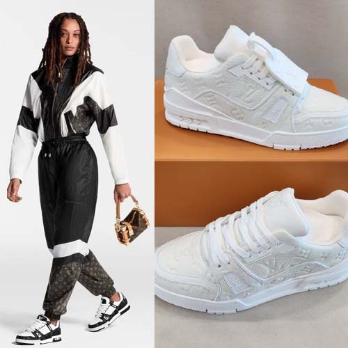 루이비통 LV 트레이너 레더 스니커즈 4종