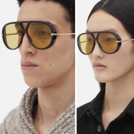 보테가베네타 로고 보잉 선글라스 옐로우