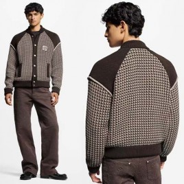 25년 루이비통 Knitted Cotton Jacquatd 봄버 0905