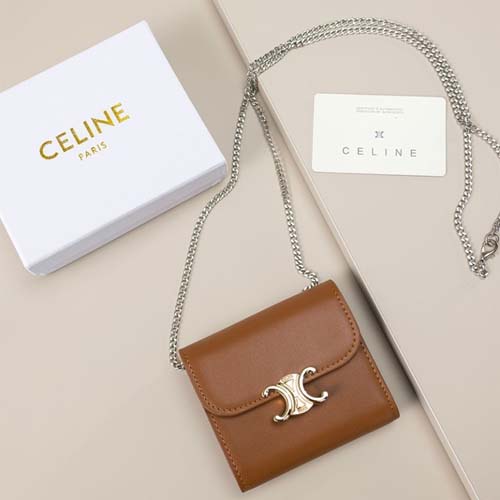 셀린느 스몰 트리옹프 지갑 체인 스트랩 세트 신상