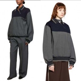 25년 미우미우 From The Runway 폴로 Zppper Sweatshirt 0922