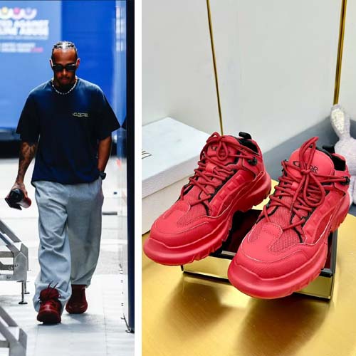 25년 디올 x 루이스 해밀턴 레더 스니커즈 0923