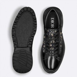 디올 오블리크 레더 컴뱃 더비슈즈