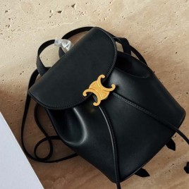 셀린느 보니백팩 레더 블랙