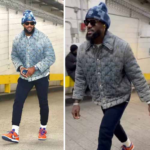 25년 루이비통 블루 데님 모노그램 Quilted 재킷 1028