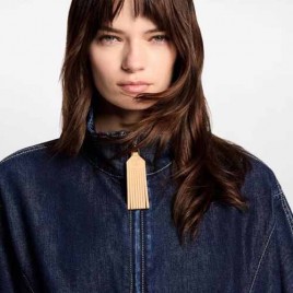 루이비통 로고 나이트블루 데님 자켓