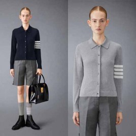 톰브라운 4선 폴로 니트 가디건 2종