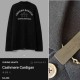 크롬하츠 가죽 크로스패치 캐시미어 Blend Knit 재킷 1123