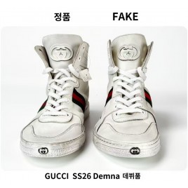 25/26 구찌 런어웨이 SS Demna 레더 하이탑 1124