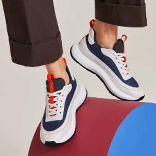 에르메스 마린 Gramme 레더 스니커즈