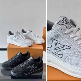 25/26년 루이비통 비버리 힐스 크리스탈 장식 스니커즈 2종 1208