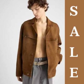 프라다 올 레더 재킷