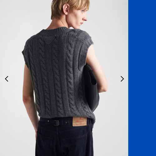 25년 프라다 로고 프리미엄 데님팬츠 0106