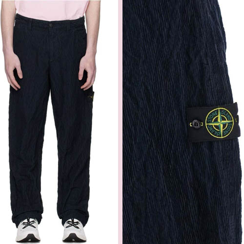 스톤아일랜드 크링클 이펙트 코듀로이 팬츠 0116